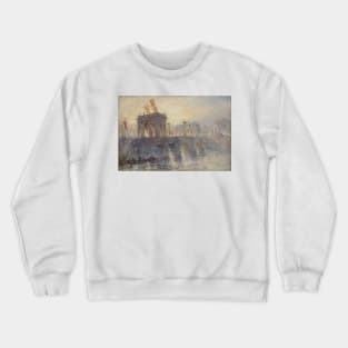 Princes Bridge - Frederick McCubbin Crewneck Sweatshirt